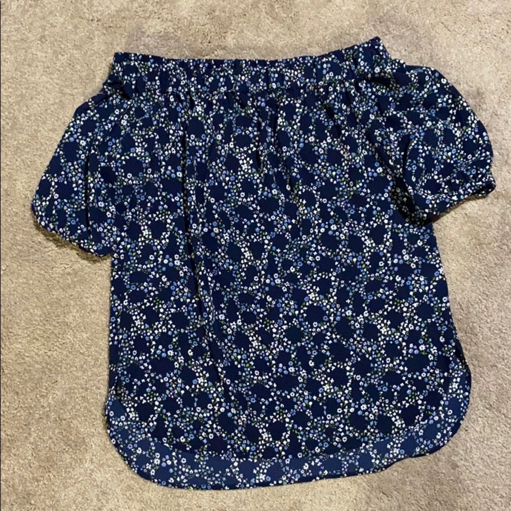Michael kors off the shoulder shirt